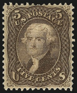 Sale 983, Lot 65, 1867-68 Grilled Issue