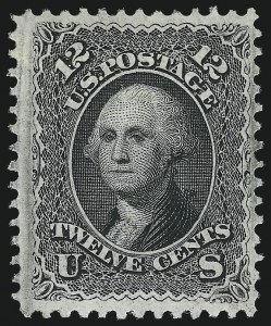 Sale 983, Lot 67, 1867-68 Grilled Issue
