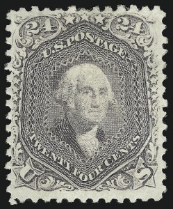 Sale 983, Lot 69, 1867-68 Grilled Issue