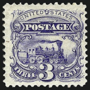 Sale 983, Lot 78, 1869 Pictorial Issue, 3c Ultramarine (114) Sale 983, Lot 78, 1869 Pictorial Issue