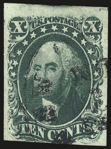 Sale 984, Lot 100, 5c-12c 1851-56 Issue (Scott 12-17)