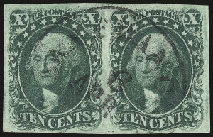 Sale 984, Lot 101, 5c-12c 1851-56 Issue (Scott 12-17)