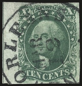 Sale 984, Lot 102, 5c-12c 1851-56 Issue (Scott 12-17)