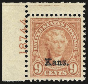 Sale 984, Lot 1020, 1922-29 and Later Issues (Scott 574 onwards)