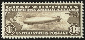 Sale 984, Lot 1072, Air Post Graf Zeppelin Issue (Scott C13-C15)
