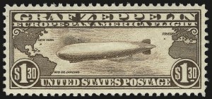 Sale Number 984, Lot Number 1073, Air Post Graf Zeppelin Issue (Scott C13-C15)