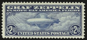 Sale 984, Lot 1080, Air Post Graf Zeppelin Issue (Scott C13-C15)