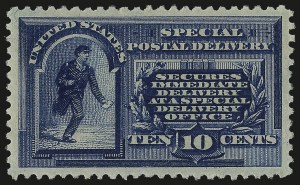 Sale 984, Lot 1086, Special Delivery, Registration (E, F)