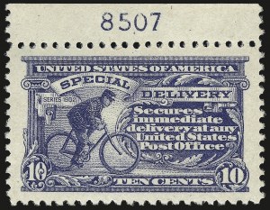 Sale 984, Lot 1103, Special Delivery, Registration (E, F)