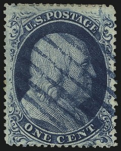 Sale 984, Lot 111, 1c 1857-60 Issue (Scott 18-24)