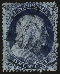 Sale 984, Lot 113, 1c 1857-60 Issue (Scott 18-24)