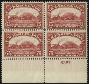 Sale 984, Lot 1194, Parcel Post, Carriers (Q, JQ, LO, L)