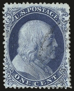 Sale 984, Lot 120, 1c 1857-60 Issue (Scott 18-24)