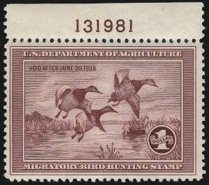 Sale 984, Lot 1217, Hunting Permits