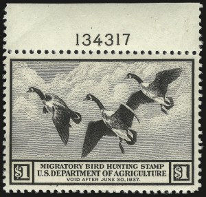 Sale 984, Lot 1219, Hunting Permits