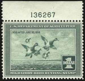 Sale 984, Lot 1221, Hunting Permits