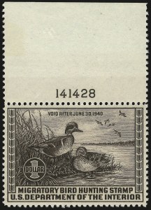 Sale 984, Lot 1223, Hunting Permits
