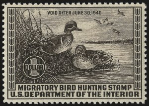 Sale Number 984, Lot Number 1224, Hunting Permits
