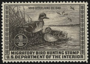 Sale 984, Lot 1225, Hunting Permits
