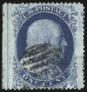 Sale 984, Lot 123, 1c 1857-60 Issue (Scott 18-24)