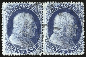 Sale 984, Lot 125, 1c 1857-60 Issue (Scott 18-24)