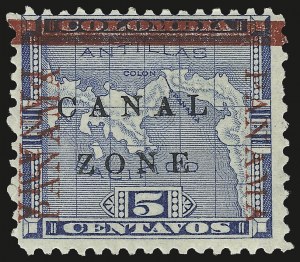 Sale 984, Lot 1251, Canal Zone