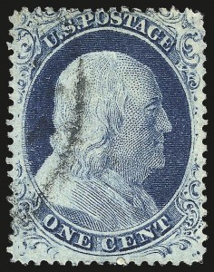Sale 984, Lot 127, 1c 1857-60 Issue (Scott 18-24)