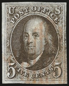Sale 984, Lot 14, 1847 Issue (Scott 1-2)