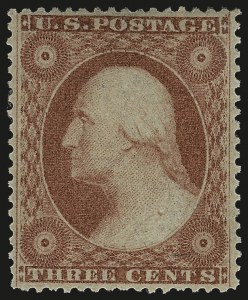 Sale 984, Lot 141, 3c-5c 1857-60 Issue (Scott 25-30A)