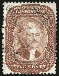 Sale 984, Lot 149, 3c-5c 1857-60 Issue (Scott 25-30A)
