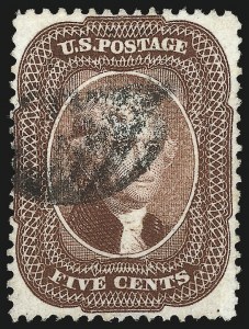 Sale 984, Lot 151, 3c-5c 1857-60 Issue (Scott 25-30A)
