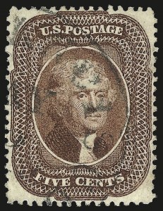 Sale Number 984, Lot Number 152, 3c-5c 1857-60 Issue (Scott 25-30A)