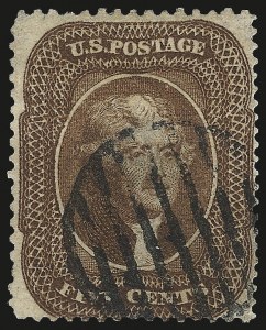 Sale 984, Lot 165, 3c-5c 1857-60 Issue (Scott 25-30A)