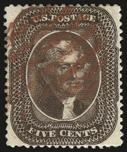 Sale 984, Lot 168, 3c-5c 1857-60 Issue (Scott 25-30A)