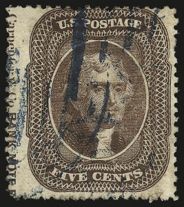Sale 984, Lot 169, 3c-5c 1857-60 Issue (Scott 25-30A)
