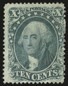 Sale 984, Lot 172, 10c 1857-60 Issue (Scott 31-35)