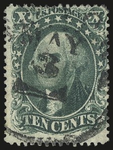 Sale 984, Lot 173, 10c 1857-60 Issue (Scott 31-35)