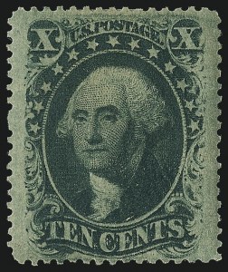 Sale 984, Lot 178, 10c 1857-60 Issue (Scott 31-35)
