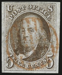 Sale 984, Lot 18, 1847 Issue (Scott 1-2)