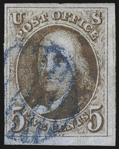 Sale 984, Lot 19, 1847 Issue (Scott 1-2)
