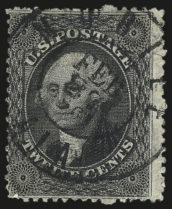 Sale 984, Lot 196, 12c 1857-60 Issue (Scott 36-36B)
