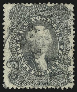 Sale 984, Lot 203, 24c-90c 1860 Issue (Scott 37-39)