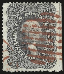 Sale 984, Lot 205, 24c-90c 1860 Issue (Scott 37-39)