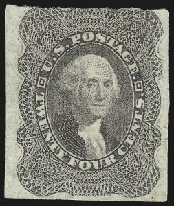 Sale 984, Lot 210, 24c-90c 1860 Issue (Scott 37-39)