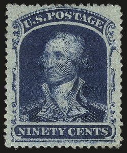 Sale 984, Lot 220, 24c-90c 1860 Issue (Scott 37-39)