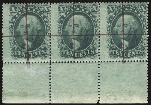 Sale 984, Lot 227, 1857 Issue Specimens