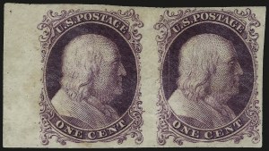 Sale 984, Lot 233, 1875 Reprint of 1857-60 Issue (Scott 40-47)