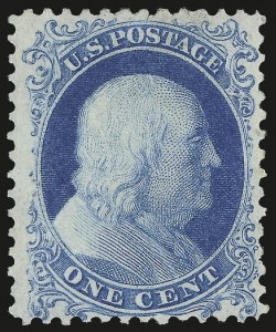 Sale 984, Lot 238, 1875 Reprint of 1857-60 Issue (Scott 40-47)