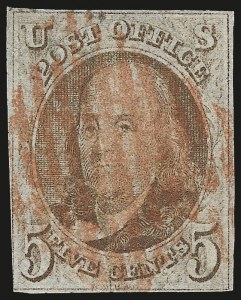 Sale 984, Lot 27, 1847 Issue (Scott 1-2)