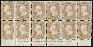 Sale 984, Lot 276, 1861-66 Issue (Scott 63-68)